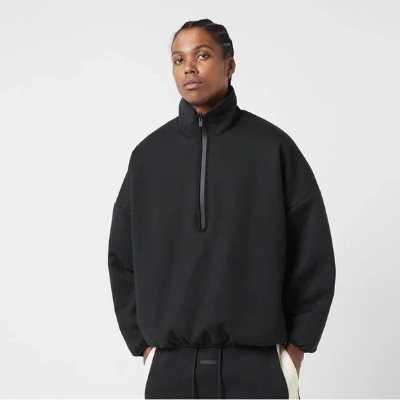 Fear of God Black Zip Up Sweater
